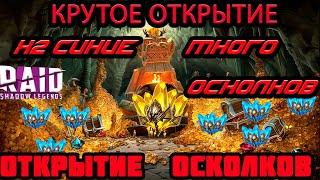 Raid Shadow Legends ОТКРЫТИЕ ОСКОЛКОВ Х2 СИНИЕ СУПЕР ДРОП