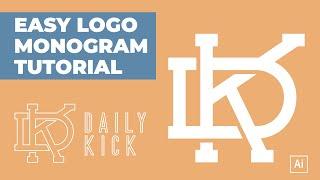 How to make a Monogram Logo in Illustrator : Tutorial