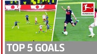 James, Pulisic, Robben & More - Top 5 Goals on Matchday 29