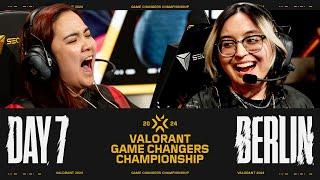 VALORANT Game Changers Championship - Lower Semifinal - Day 7