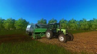 СЕЮ ЯЧМЕНЯ НА ТРАКТОРЕ МТЗ-1221 В FARMING SIMULATOR 2017