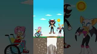 Good Sonic Vs Evil Shadow - Sonic And Amy Love Story #shorts #sonic #amy #shadow