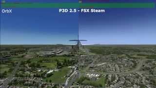 Prepar3D 2.5 vs FSX steam edition (P3D) (FSX)