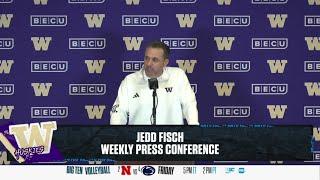 Jedd Fisch Talks Coming Off Bye Week & Preview Oregon Matchup | Washington Football