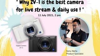 Why ZV-1 is the best camera for live stream & daily use?