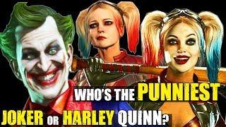 Who Wins - Joker or Harley Quinn? ( Relationship Banter Intros ) Mortal Kombat 11 vs Injustice 2