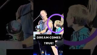 COLDPLAY Makes a Kid’s DREAM Come True! #coldplay #shorts