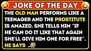  BEST JOKE OF THE DAY! - A 70 year man goes to Pros* and performed like a teenager  | DAD Jokes 