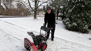 Snow Blowing GoPro View PowerSmart  Self-Propelled Snow Blower