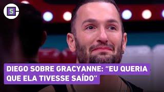 BBB 25: Diego DESABAFA sobre a eliminação de Gracyanne: 'É uma questão de justiça'; veja vídeo