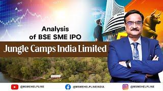 Jungle Camps India Limited :: SME IPO Analysis