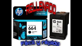 Como rellenar cartuchos HP 664 ·FÁCIL Y RÁPIDO·