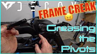 YT Decoy MX Core 5 eMTB Repair | Greasing the Pivots to Troubleshoot Frame Creak 