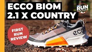 The ECCO BIOM 2.1 X Country First Run Review: A trail shoe with surprisingly little cushioning