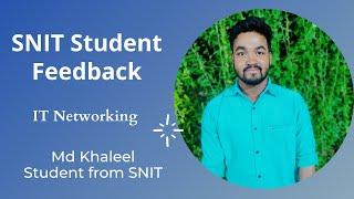 Student Success Story | IT Networking Training | SNIT Training Institute