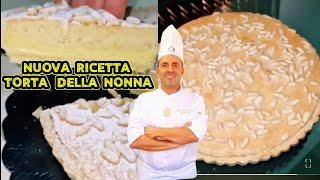 TORTA DELLA NONNA NUOVA RICETTA CON DOPPIO IMPASTO DIVERSA DAL SOLITO. LA RICETTA È IN DESCRIZIONE