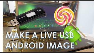 Create a Live Bootable Android USB Flashdrive (for PC's)