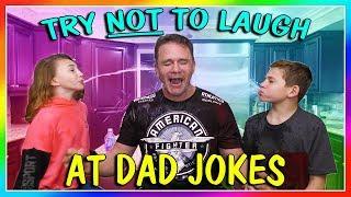 TRY NOT TO LAUGH AT DAD JOKES | We Are The Davises