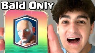 I Beat Clash Royale Only Using Bald Cards