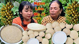 Lần Đầu Như Ú Làm Bánh Bò Chuối Chấm Nước Cốt Dừa Và Cái Kết Ngon Hết Sẩy | Huỳnh Như Vlogs