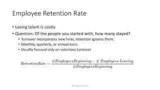 2 Minute Tutorial: How to Calculate Employee Retention