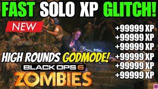 NEW FAST UNLIMITED XP GLITCH AFTER PATCH BO6! (HIGH ROUNDS SOLO GODMODE GLITCH) BO6 ZOMBIES GLITCH