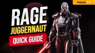 Rage Juggernaut Quick PVP Guide - STILL WORKS IN SWTOR 7.5