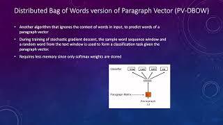 Distributed Representations of Sentences and Documents - Paper Presentation - Andrew Portolese