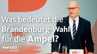 Welche Folgen hat die Brandenburg-Wahl für die Ampel-Regierung? | WDR Aktuelle Stunde