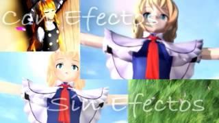 MMD Touhou: Con y Sin efectos. (MONSTER)