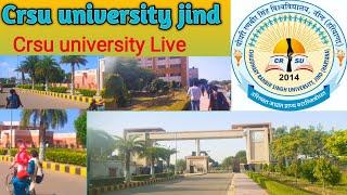 Crsu Campus Tour / CRSU Campus Tour View /CRSU Campus In Haryana jind campus