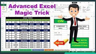 Advanced Excel Magic Trick With SUMIF formula and Conditional Formatting