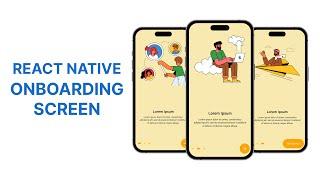React Native Onboarding Screen With Reanimated 3