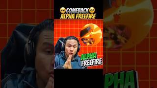 Alpha Freefire Comeback In Freefire Community||#freefire  #shorts