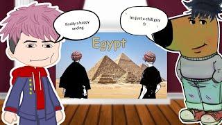 Jujutsu kaisen react to gojo and sukuna go to Egypt ll avoidlakaye scitts ll Jujutsu kaisen ll gacha