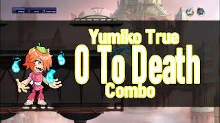 Yumiko True 0 To Death Combo Tutorial || Brawlhalla Tutorial