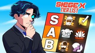 THE SIEGE X OPERATOR TIER LIST (META)