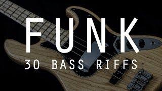 30 Funk Bass Riffs 