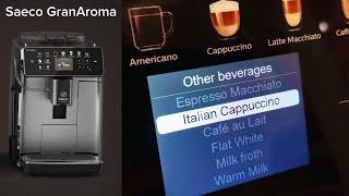 Italian Cappuiccino on Saeco GranAroma: settings and brewing