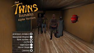 The Twins Remake (Alpha Version) With Grandpa's Shotgun, Roof Access, CCTV, Outlines Full Gameplay