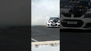 1500 hp monster of a car at SEMA 2024,taring tires  on the pitch #burnout #drift #semashow