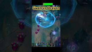 Gwen vs Draven#lol #riot #lolshorts #riotgames #gaming #1v1 #gwen #draven #toplane #shorts #short