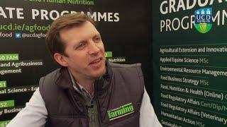 Darragh McCullough - Graduate Testimonial, UCD School of Agriculture & Food Science