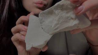 мокрый мел воздушный | chalk, crunch, wet chalk, asmr, хруст