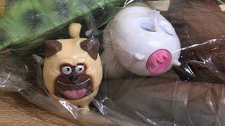 Secret Life of Pets, Dinosaur, Animals mixed ASMR unboxing collectable