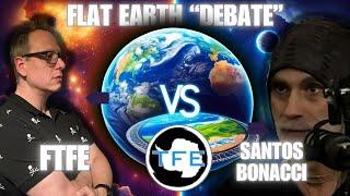 A Flat Earth "Debate" - Craig McNeill - FTFE VS Santos Bonacci #tfe