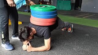 100 kgs plank in 1st time  || akshay desai ad