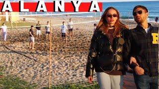 alanya coastal road walking tour 2022 ! winter in alanya 4K VİDEO antalya turkey holiday travel