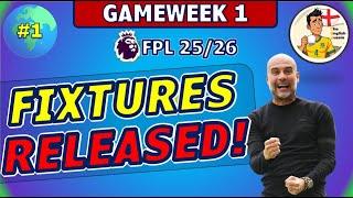 FPL 2025/26 FIXTURES RELEASED! ⏰ | Fixture Swings, Wildcard Plans & Player Data | FPL 2025/26