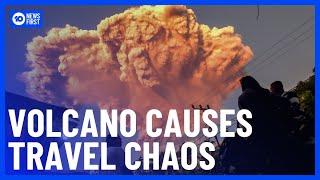 Indonesian Volcanic Eruption Cancels All Bali Flights | 10 News First